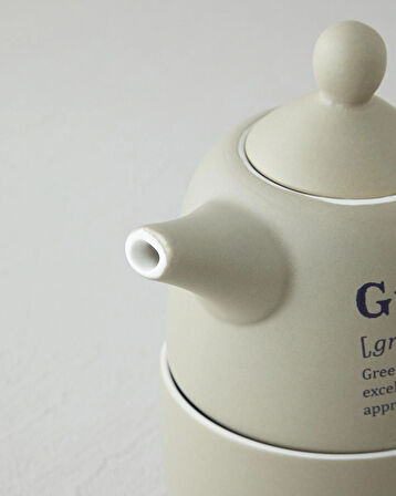 English Home Green Tea New Bone China Demlik Seti 300 ml Yeşil