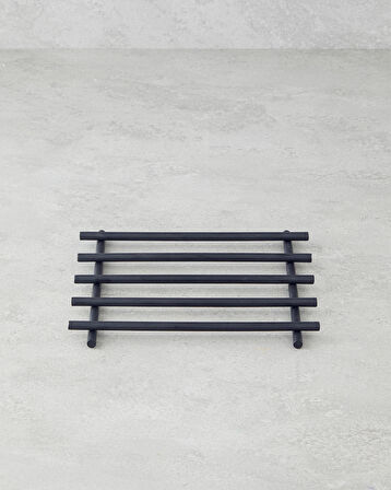 Jimena Metal Nihale Mutfak Gereci 20x20 cm Siyah