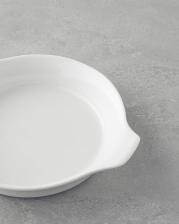 Elise Porselen Sahan Fırın Kabı 20 cm Beyaz