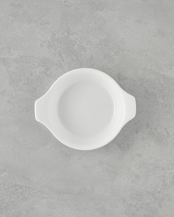 Elise Porselen Sahan Fırın Kabı 17 cm Beyaz
