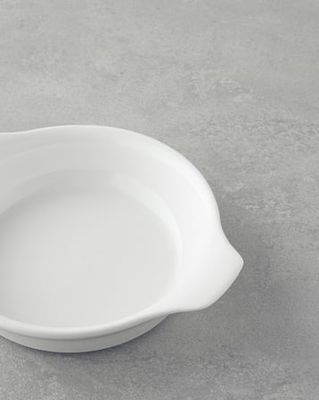 Elise Porselen Sahan Fırın Kabı 17 cm Beyaz