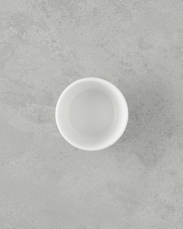 Elise Porselen Sufle Fırın Kabı 9 cm Beyaz