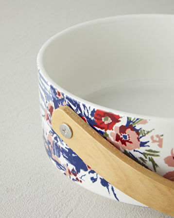 Garden Serenity Stoneware Sunumluk 17x7 cm Renkli