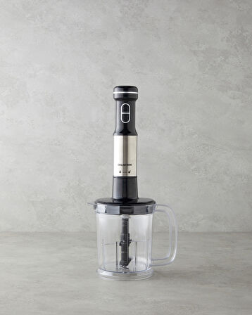 English Home MBS 3010 4 Bıçaklı Mini Blender Seti 1500W Siyah-Krom