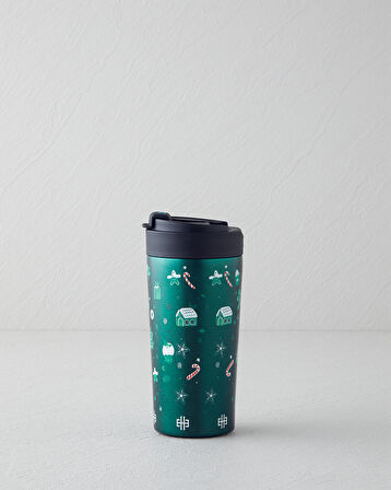 Good Mood New Year Çelik Travel Mug 380 ml Yeşil