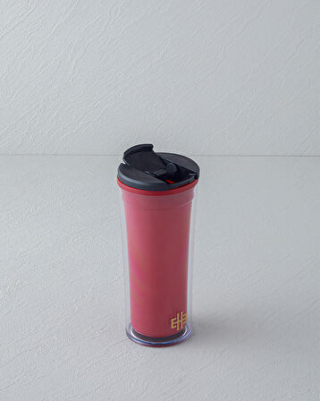 Good Mood Everyday Akrilik Travel Mug 350 ml Kırmızı