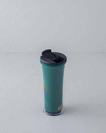 Good Mood Everyday Akrilik Travel Mug 350 ml Yeşil