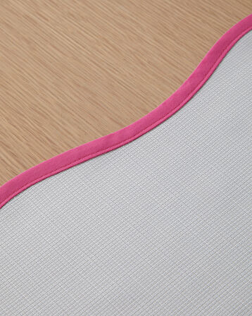 Summer Pink Polyester Runner 40x140 cm Beyaz - Pembe