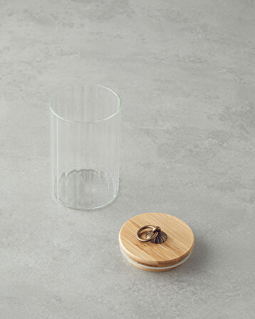 Bohem Line Cam Kavanoz 470 ml Şeffaf