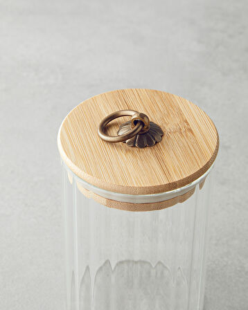 Bohem Line Cam Kavanoz 470 ml Şeffaf