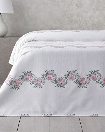 Daisy Chain Ecosoft Çift Kişilik Pike 200x220 cm Pembe