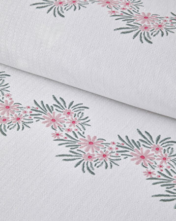 Daisy Chain Ecosoft Çift Kişilik Pike 200x220 cm Pembe