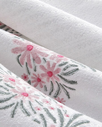 Daisy Chain Ecosoft Çift Kişilik Pike 200x220 cm Pembe