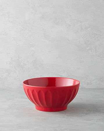 Hecha Seramik Karıştırma Kabı 23 x 12 cm Kırmızı