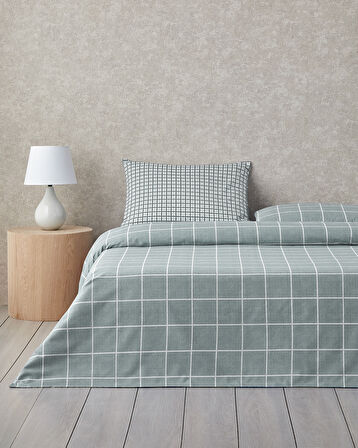 Windsor Kolay Ütülenir Çift Kişilik Nevresim Takımı 200x220 cm Yeşil