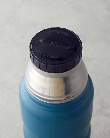 Good Mood HeatLock Çelik Bardaklı Termos 500 ml Petrol Mavisi