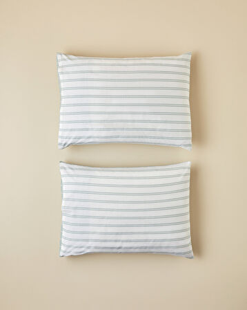 Plaid Zone Pamuklu 2'li Yastık Kılıfı 50x70 cm Yeşil