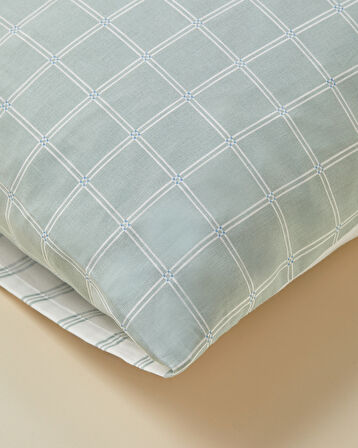 Plaid Zone Pamuklu 2'li Yastık Kılıfı 50x70 cm Yeşil