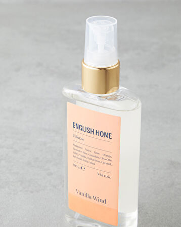 Vanilla Wind Kolonya 100 ml Şeffaf