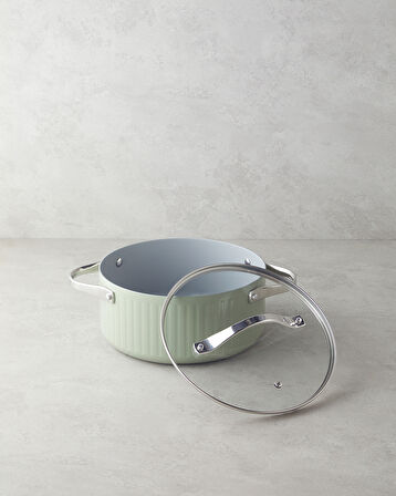 Berlin Fusion Pro Derin Tencere 24 cm Yeşil