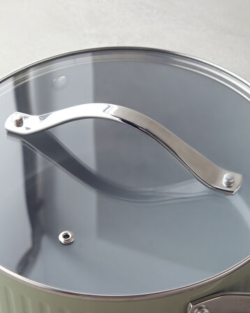 Berlin Fusion Pro Derin Tencere 24 cm Yeşil