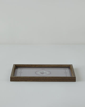 Vesta Dekoratif Tepsi 16x26 cm Bej