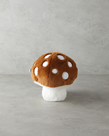 Mushroom Bebe Dekoratif Kırlent 31x27 cm Acı Kahve