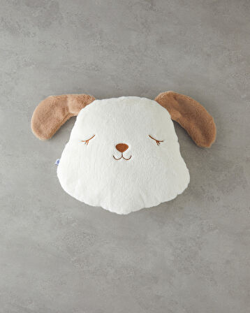 Baby Dog Bebe Dekoratif Kırlent 38x25 cm Beyaz