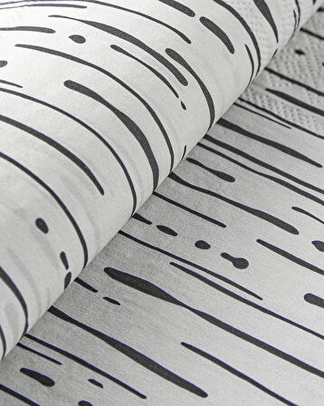 Darkness Kağıt 20'li Kağıt Peçete 33x33 cm Siyah - Beyaz