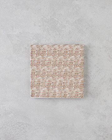 Straw Line Kağıt 20'li Kağıt Peçete 33x33 cm Kahverengi
