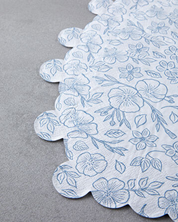 Bluette 20'li Kağıt Peçete 33x33 cm Mavi