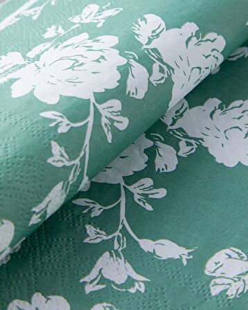 Florella Kağıt 20'li Kağıt Peçete 33x33 cm Yeşil