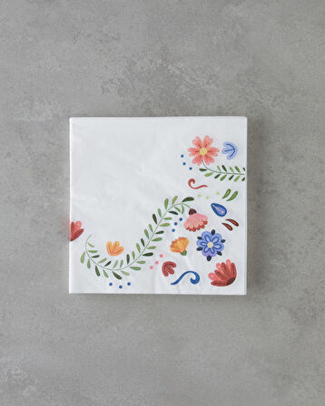 Floresta Kağıt 20'li Kağıt Peçete 33x33 cm Renkli