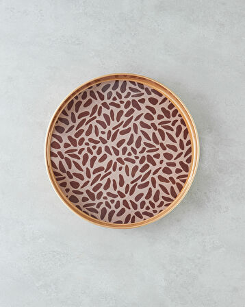 Lapis PP Tepsi 33 cm Kahve – Gold