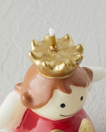 Angela Mum 7x4,5x7,5 cm Kırmızı