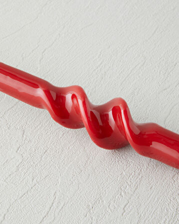 Alysia 2'li Mum 31,5x8x4 cm Kırmızı