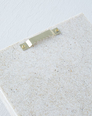 Flower Duvar Aksesuarı 17,5x5,5x34,5 cm Bej