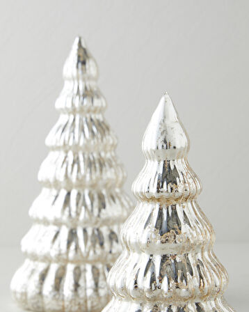 Winter Tree Dekoratif Aydınlatma 10x16 cm Silver