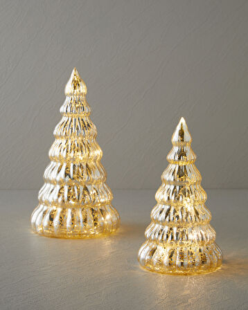 Winter Tree Dekoratif Aydınlatma 10x16 cm Silver