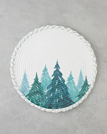 Pineglow Polyester Amerikan Servis 38 cm Yeşil