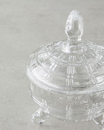 Candessa Cam Şekerlik 12x10,5 cm Şeffaf