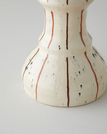 Lilie Şamdan 25,5 cm Krem
