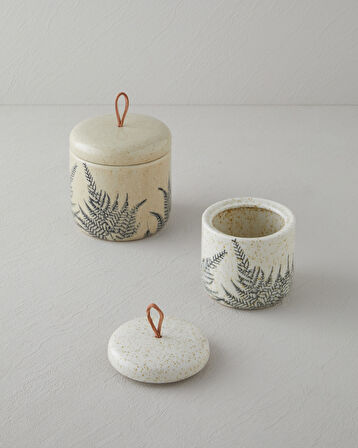 Liora Dekoratif Kutu 11 cm Krem