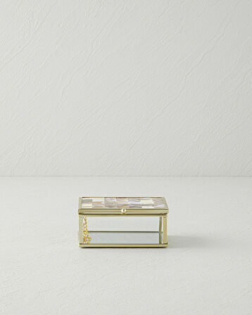 Poppy Dekoratif Kutu 11x8x5 cm Gold