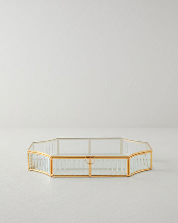 Rio Dekoratif Kutu 31x22x5 cm Gold