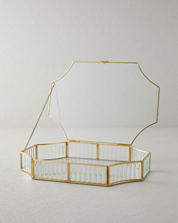 Rio Dekoratif Kutu 31x22x5 cm Gold