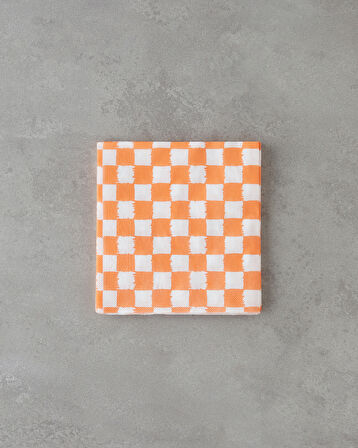 Squarify Orange Kağıt 20'li Kağıt Peçete 33x33 cm Sarı