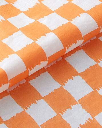 Squarify Orange Kağıt 20'li Kağıt Peçete 33x33 cm Sarı