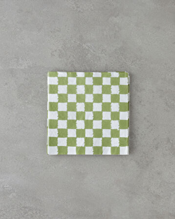 Squarify Green Kağıt 20'li Kağıt Peçete 33x33 cm Yeşil