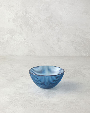 Olith Cam Çerezlik 9 cm Mavi
